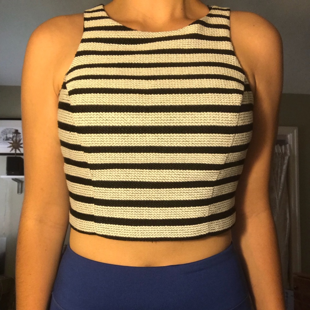 EXPRESS tweed crop top